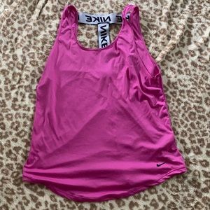Nike bright Fushia pink workout tank